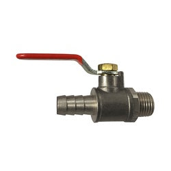 944012 - 3/8 x 1/4-in Chrome-Plated Brass Mini Ball Valve, 200 psi WOG, -20 to 250 °F