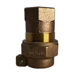 9661616LFBAG - 1-in FIP x 1-in Pack Joint Adapter, Lead-Free Bronze for Copper Tubing