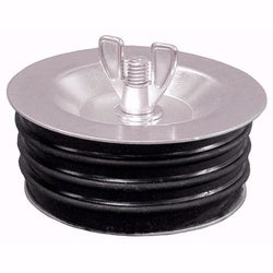 990567 - 2 in Test Plug for Cast Iron and Plastic Pipes, Galvanized Steel and Rubber
