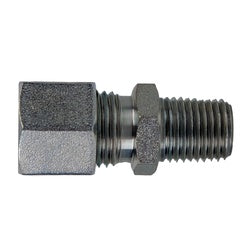 D2404-S06-04 - DIN 2353 Male Pipe Adapter, Flareless Compression Fitting for Hydraulic Systems