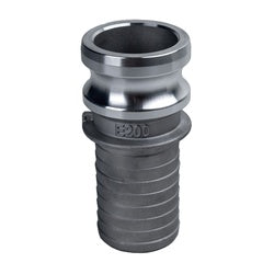 E-CGE-250-A1 - Aluminum Economy Type E Cam and Groove Adapter - 2-1/2 in Male x 2-1/2 in Hose Shank