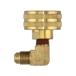 P-FGHEF4-LF - Lead-Free Brass 90-Degree Swivel Elbow 3/4-in Female Garden Hose x 1/4-in Male Flared