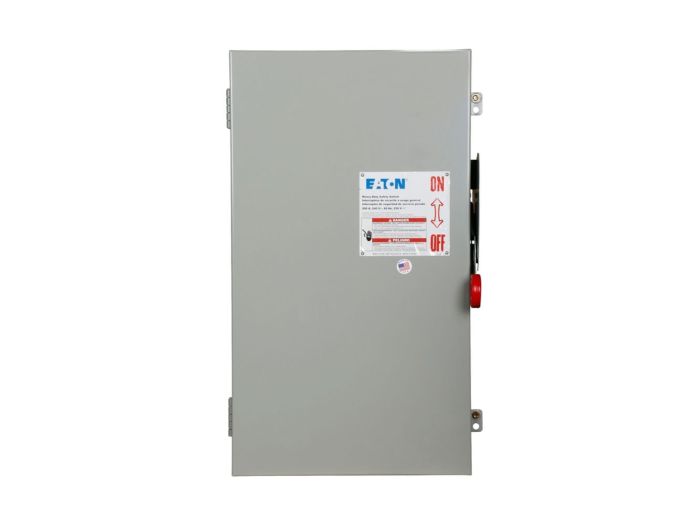 200A 240VAC 3 Pole Painted Steel Heavy Duty Safety Switch DH324FGK