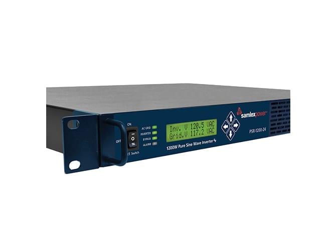 PSR-1200-24 1200 Watt DC-AC Power Inverter with Transfer Relay