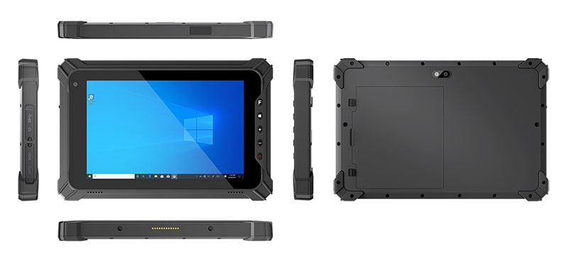 RT86-PRO 8" Industrial-grade Rugged Windows Tablet PC - PRO Edition