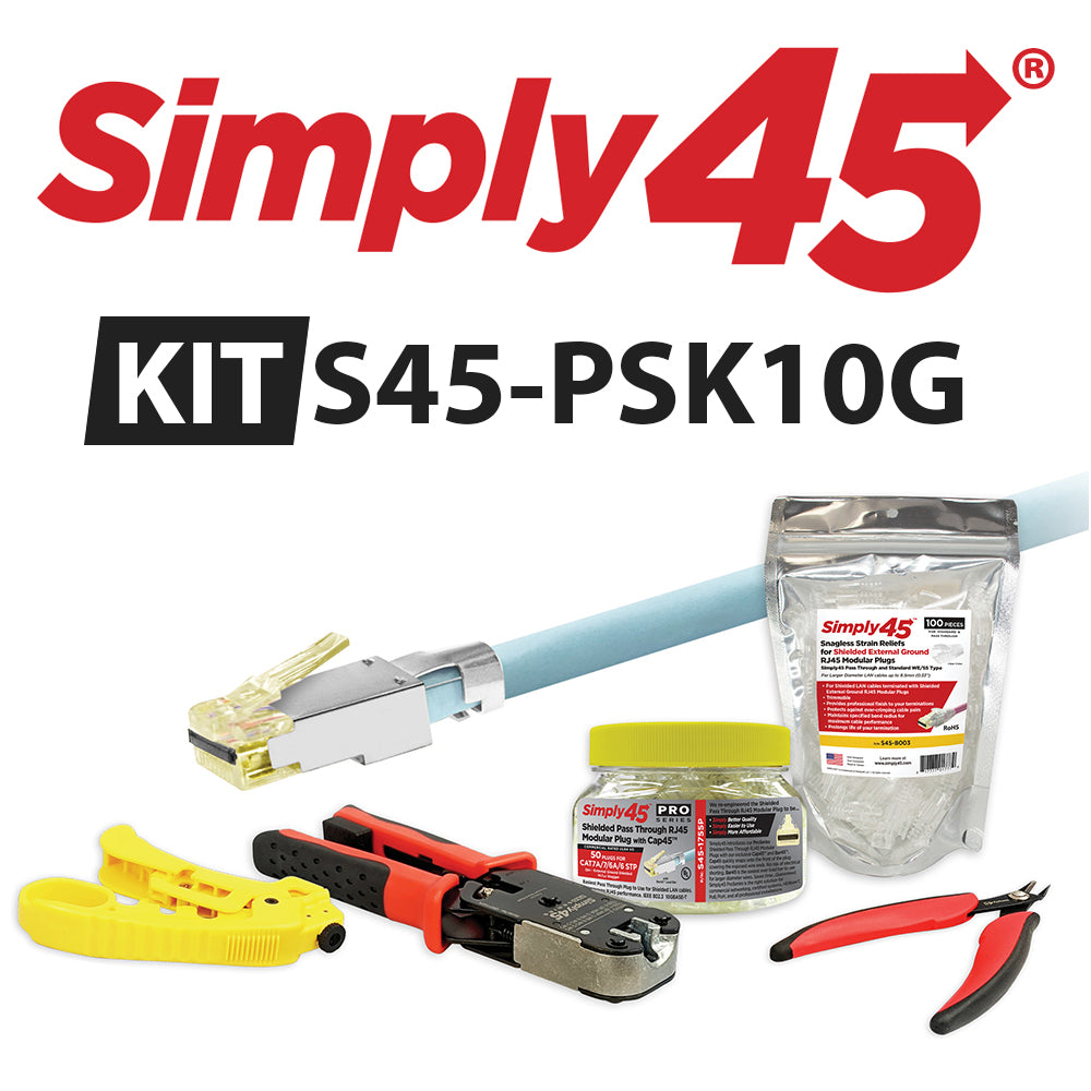 S45-PSK10G – Simply45 ProSeries 10G Shielded Starter Kit