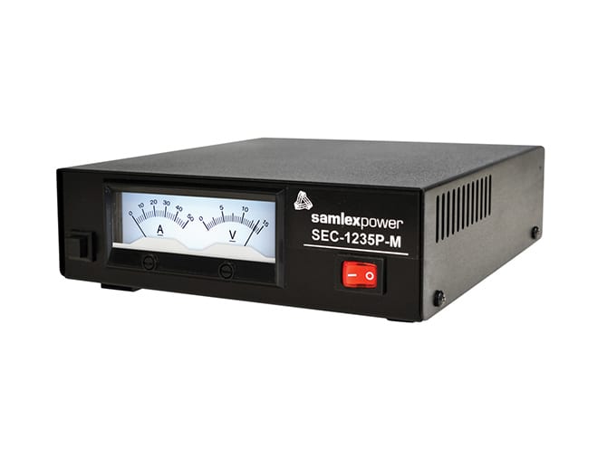 SEC-1235P-M 30 Amp Switching Power Supply with Backlit Meter
