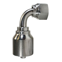 SS43-04-04FORFS90 - 1/4-Inch 90-Degree Stainless Steel Elbow Adapter with Female O-Ring Face Seal