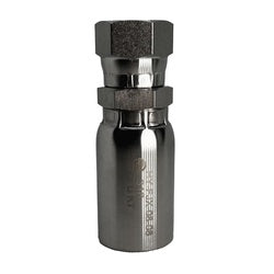 SSHY-06-06FJ - 316 Stainless Steel 3/8-inch Female JIC Swivel Adapter for 3/8-inch Hoses