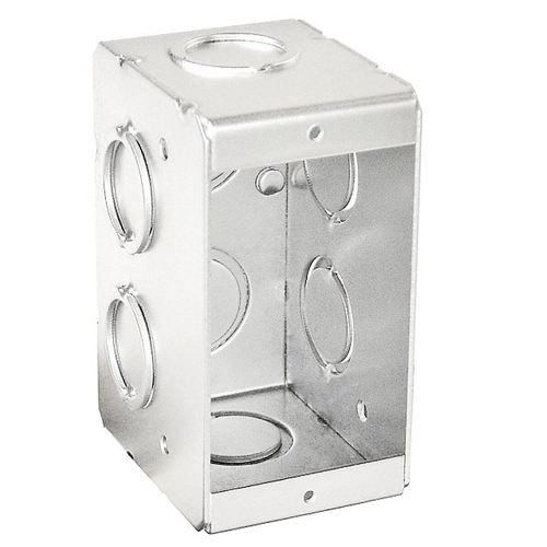 2-1/2" One Gang Masonry Box Non Gang able With Deep Knockouts Conduit TB-125 (Pack of 60)