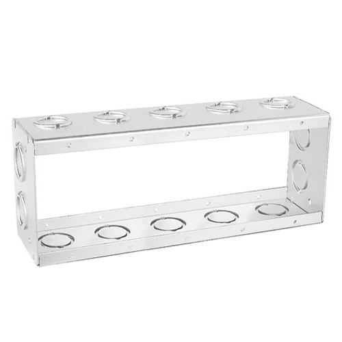 2-1/2" Five Gang Masonry Box With Deep Extension Knockouts Conduit TBX-525 (Pack of 4)