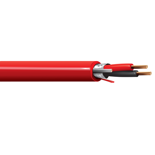 Belden 5300FL 18 AWG 2 Conductor 7x26 Stranding Bare Copper 300V Fire Alarm Cable