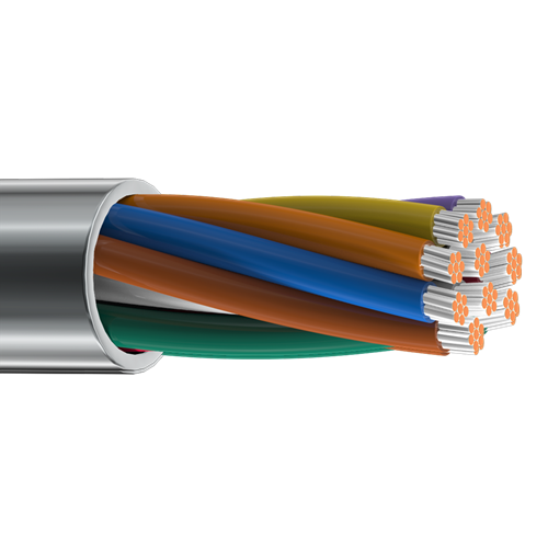 Belden 8456 22 AWG 10 Conductor 7x30 Stranding Tinned Copper 300V Electronic Cable