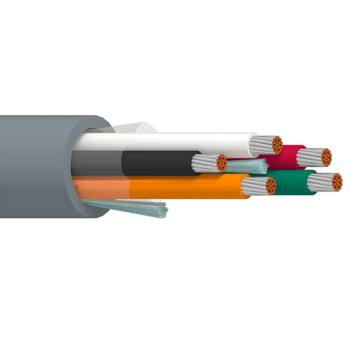 Belden 9620 16 AWG 5 Conductor 19x29 Stranding Tinned Copper 600V Electronic Cable