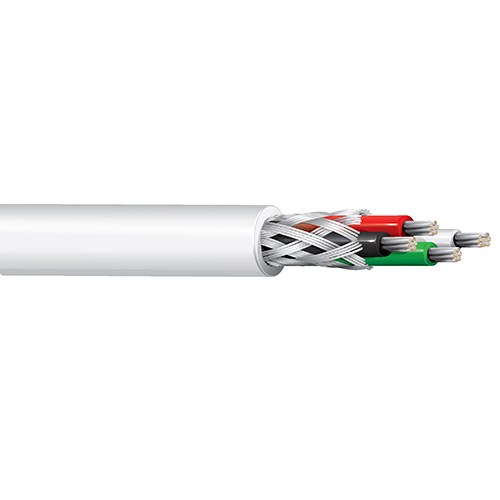 Belden 83348E 24 AWG 4 Conductor 19x36 Stranding Silver Plated Copper 600V Electronic Cable