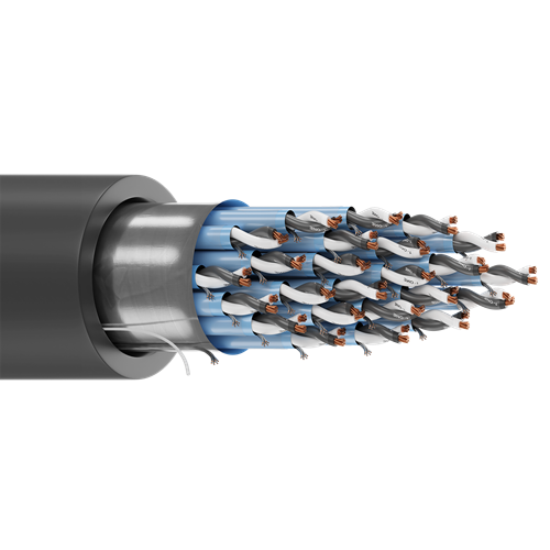 Belden 1053A 18 AWG 24 Pair 7x26 Stranding Bare Copper 600V Instrumentation Tray Cable