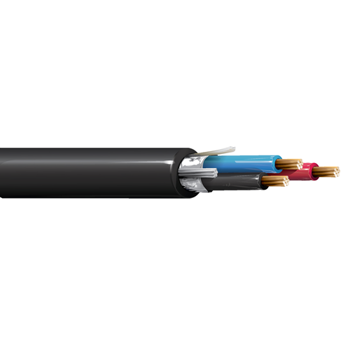 Belden 1094A 18 AWG 8 Triad 7x26 Stranding Bare Copper 600V Instrumentation Tray Cable