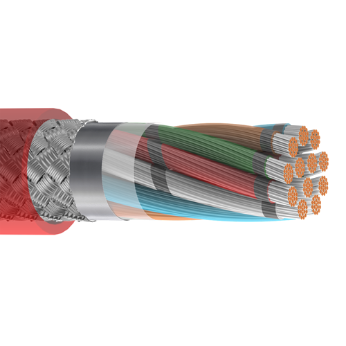 Belden 83712 16 AWG 12 Conductor 19x29 Stranding Tinned Copper 300V Electronic Cable