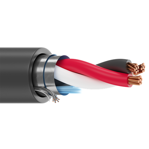 Belden 1031A 16 AWG 1 Triad 7x24 Stranding Bare Copper 300V Instrumentation PLTC Cable