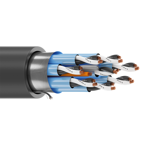 Belden 1476A 18 AWG 8 Pair 7x26 Stranding Bare Copper 300V Instrumentation PLTC Cable