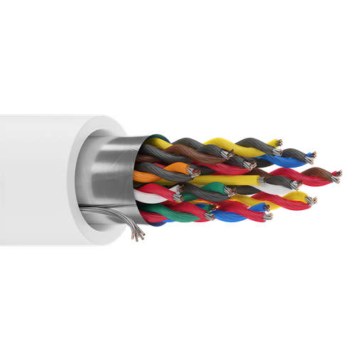 Belden 82512 24 AWG 12.5 Pair 7x32 Stranding Tinned Copper 300V Computer EIA RS-232 Cable