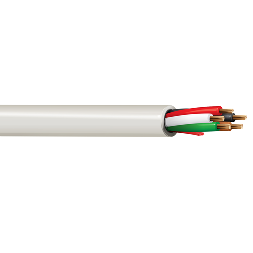 Belden 5303UE 18 AWG 5 Conductor 7x26 Stranding Bare Copper 300V Security and Sound Cable
