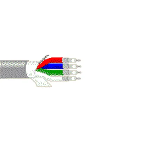 Belden 1278R 25 AWG 4 Conductor Solid Tinned Copper 300V RGB Video Coax Cable