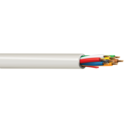 Belden 5506UE 22 AWG 8 Conductor 7x30 Stranding Bare Copper 300V Security and Sound Cable