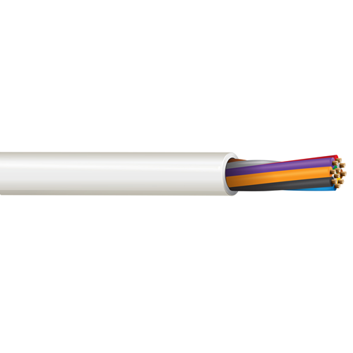 Belden 5508UE 22 AWG 10 Conductor 7x30 Stranding Bare Copper 300V Security and Sound Cable