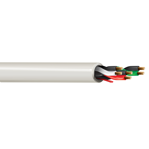 Belden 5342UE 18 AWG 3 Pair 7x26 Stranding Bare Copper 300V Security and Sound Cable