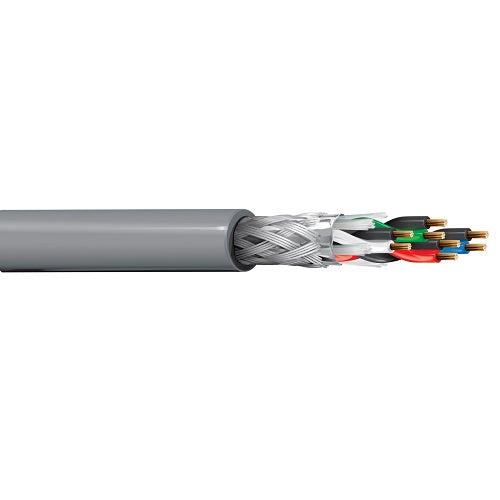 Belden 9831 24 AWG 4 Pair 7x32 Stranding Tinned Copper 300V Computer EIA RS-232/422 Cable