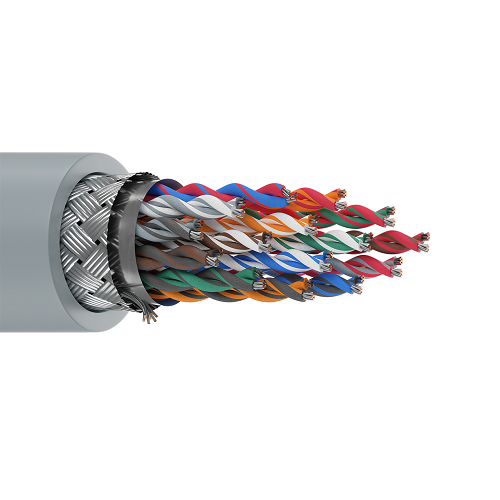 Belden 8115 24 AWG 15 Conductor 7x32 Stranding Tinned Copper 300V Computer EIA RS-232/422 Cable