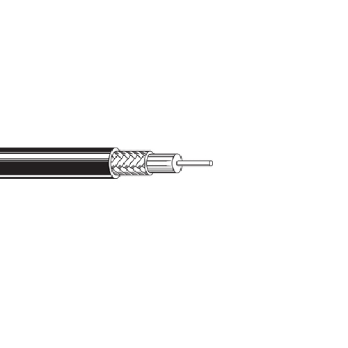 Belden 1671J 24 AWG 1 Conductor Solid Silvered Copper Covered Steel 50 Ohm Conformable Coax Cable
