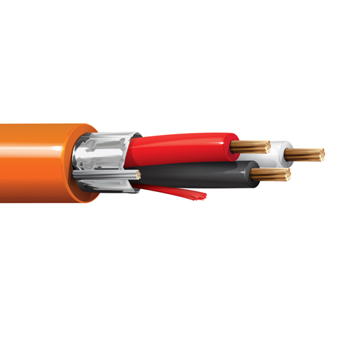 Belden 6501FE 22 AWG 3 Conductor 7x30 Stranding Bare Copper 300V Security and Sound Cable
