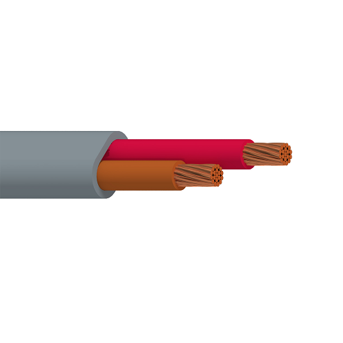 Belden 8673 12 AWG 2 Conductor 19x25 Stranding Bare Copper 300V Electronic Cable