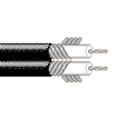 Belden 1807A 30 AWG 2 Conductor 7x38 Stranding Tinned Copper 300V S-Video Coax Cable