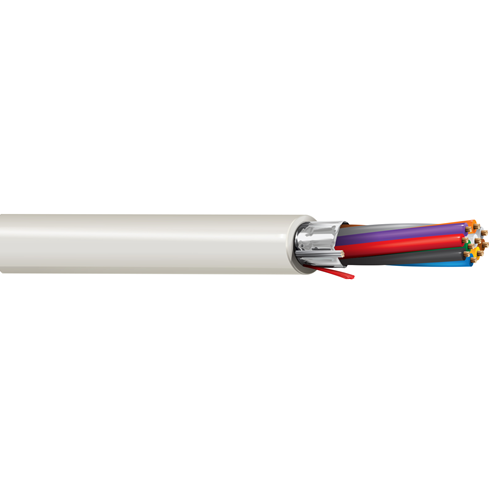 Belden 6508FE 22 AWG 10 Conductor 7x30 Stranding Bare Copper 300V Security and Sound Cable