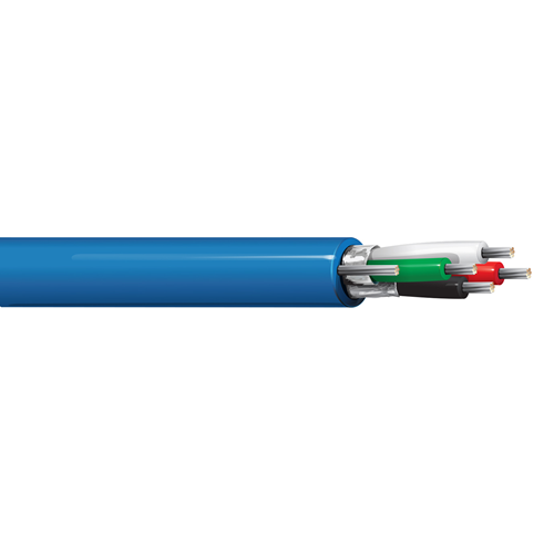 Belden 1325A 22 AWG 4 Conductor 7x30 Stranding Tinned Copper 300V Security and Sound Cable