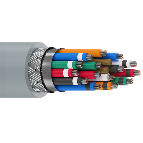 Belden 9947 22 AWG 15 Conductor 7x30 Stranding Tinned Copper 300V Computer EIA RS-232 Cable