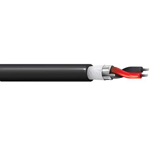 Belden 5500F1 22 AWG 2 Conductor 7x30 Stranding Tinned Copper 300V Security and Sound Cable