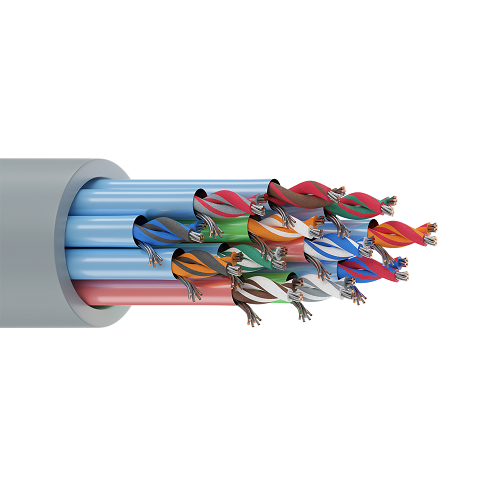 Belden 89734 24 AWG 12 Pair 7x32 Stranding Tinned Copper 300V Computer EIA RS-232/422 Cable