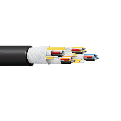 Belden 7844R 24 AWG 8 Conductor 18 AWG 8 Conductor 8 Fiber 4 Channel SMPTE Stadium Cable