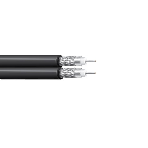 Belden 735A2 26 AWG 2 Conductor Solid Silvered Copper Covered Steel 300V Coax Cable