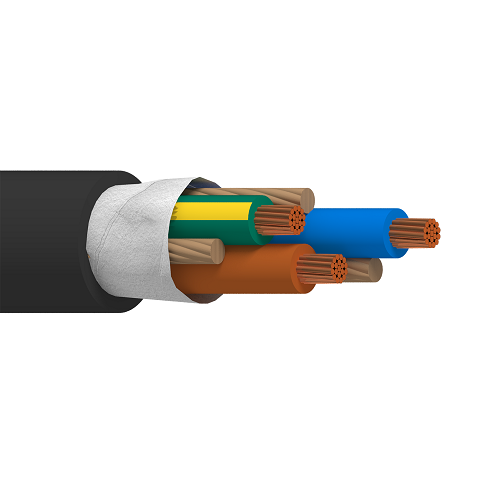 Belden 19354 14 AWG 3 Conductor 41x30 Stranding Bare Copper 300V Portable Cordage Cable