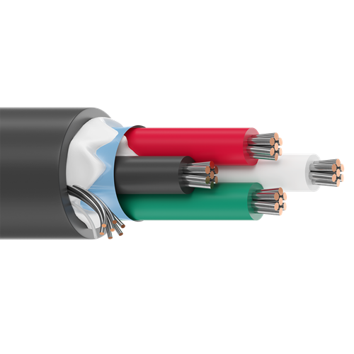 Belden 5302F1 18 AWG 4 Conductor 7x26 Stranding Tinned Copper 300V Security and Sound Cable