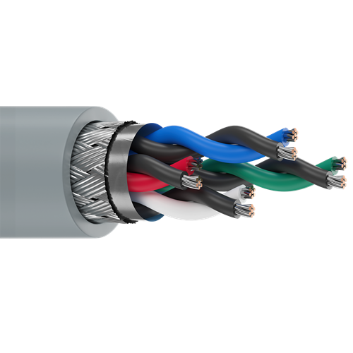 Belden 8304 22 AWG 4 Pair 7x30 Stranding Tinned Copper 300V Computer EIA RS-232 Cable