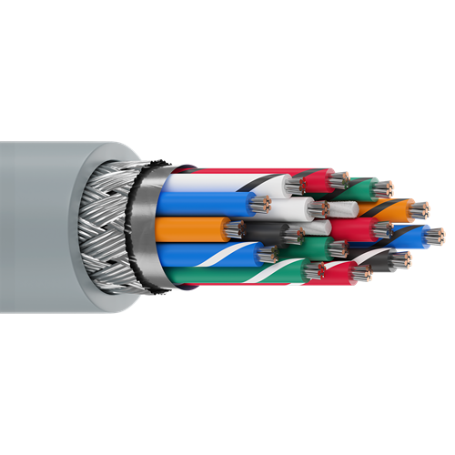 Belden 9616 24 AWG 15 Conductor 7x32 Stranding Tinned Copper 300V Computer EIA RS-232 Cable