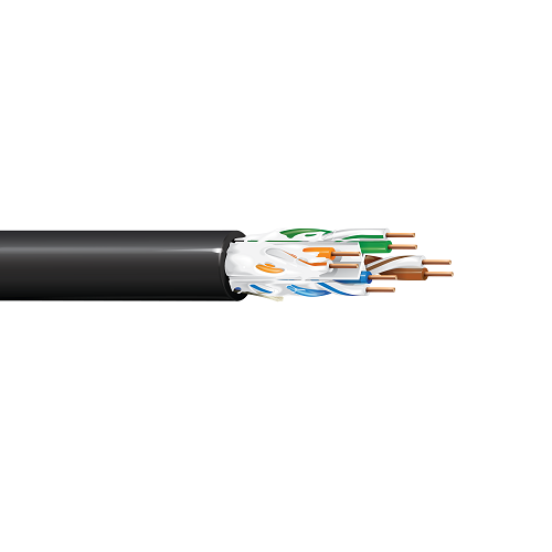 Belden 2143A 23 AWG 4 Pair Solid Bare Copper Category 6 Premise 300V Horizontal Cable