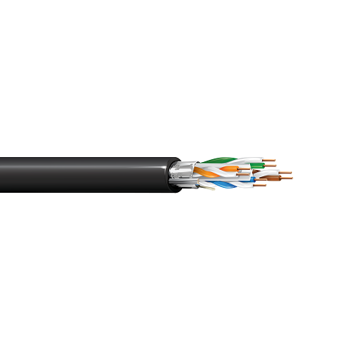 Belden 10GXW52 23 AWG 4 Pair Solid Bare Copper Category 6A Enhanced Premise 300V Horizontal Cable
