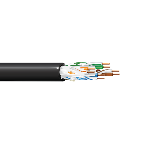 Belden OSP6U 24 AWG 4 Pair Solid Bare Copper Category 6 Premise 300V Horizontal Cable
